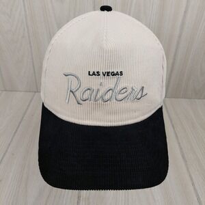 New Era Las Vegas Raiders Hat Cap Corduroy Snapback‎ Script NFL Football Unisex